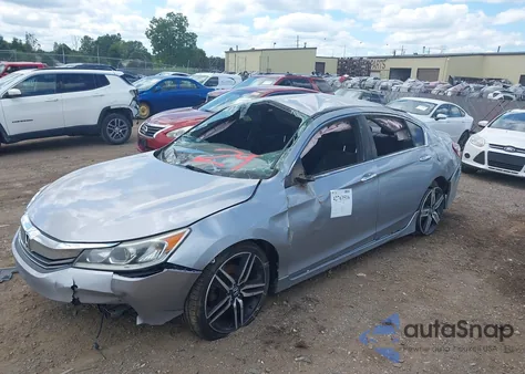 2016 Honda Accord Sport из США, поврежденный, VIN 1HGCR2F54GA162527